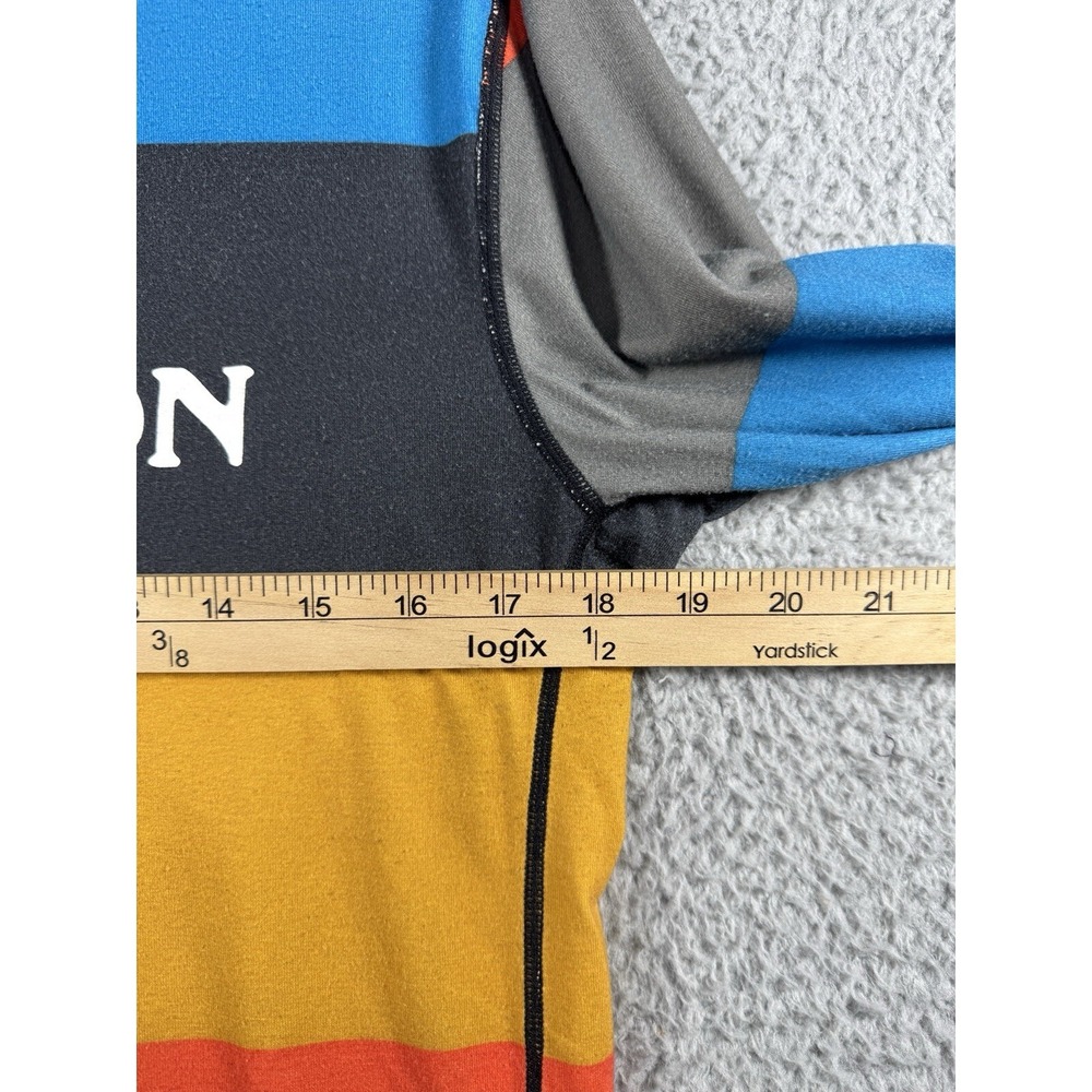Burton Snowboards Base Layer Long Sleeve Striped Shirt Mens XS Colorful Crewneck - Picture 2 of 6